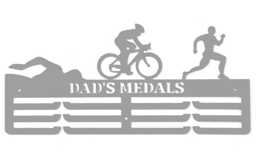 EZÜST - Éremtartó Falra Szerelhető Triatlon