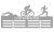 EZÜST - Éremtartó Falra Szerelhető Triatlon