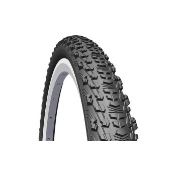   Mitas külső SCYLLA V75 54-559 (26x2.10) fekete fehér csíkkal