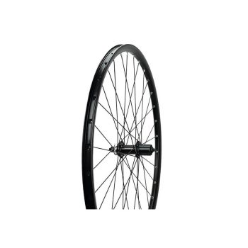   Kerék hátsó 27,5" kazettás Shimano center lock dupla falú 32ly fekete 