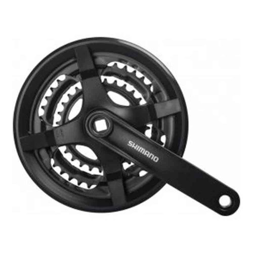 Shimano hajtómű TY301 170mm 48x38x28 fek LV