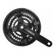 Shimano hajtómű TY301 170mm 48x38x28 fek LV
