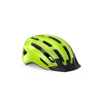 Met Downtown bukósisak fényes fluo sárga 58-61cm