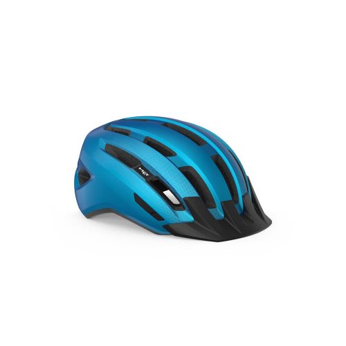 Met Downtown bukósisak fényes kék 58-61cm