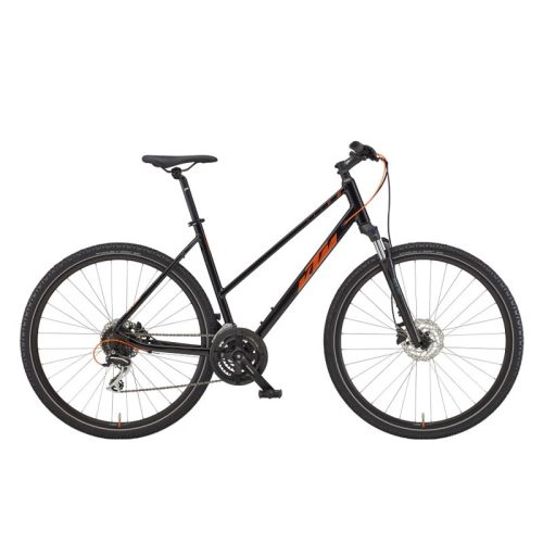 KTM X-Life Track női cross-trekking kerékpár fekete narancs M 51cm