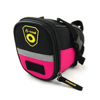 Táska nyeregre Sport Bsoul fekete pink