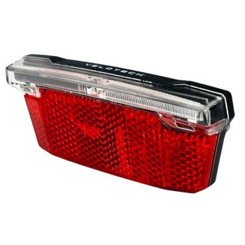 Velotech lámpa csomagtartóra dinamós 3LED