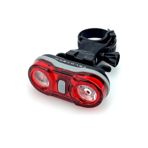 Velotech hátsó lámpa 2x0,5 W LED
