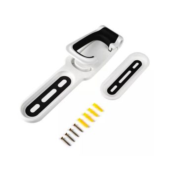 Spyral kerékpártartó falra fehér fekete gravel