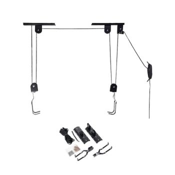 Kerékpár lift acél fekete