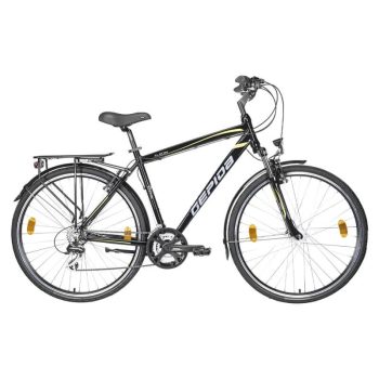   Gepida Alboin 200 PRO 28" trekking kerékpár fekete-lime (M/52)