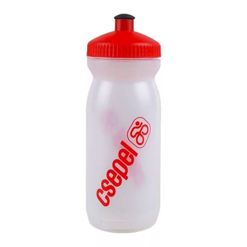 Csepel Kulacs átlátszó-piros 600ml