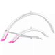 Simpla sárvédő szett trekking pálcás 28" fehér, pink végű
