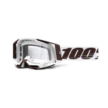   100% szemüveg Racecraft 2 snowbird-clear lens (fehér-barna)