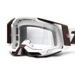 100% szemüveg Racecraft 2 snowbird-clear lens (fehér-barna)