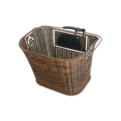 Kosár első rattan barna QR