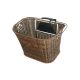 Kosár első rattan barna QR