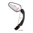 Wag visszapillantó tükör bal 110x60mm, 360 fokban állítható