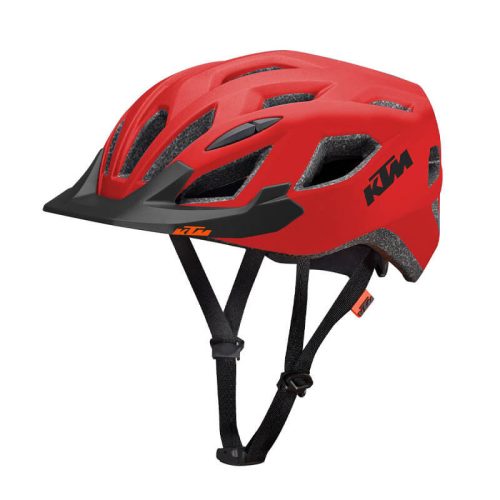 KTM sisak Factory Line II piros-narancs M (54-58cm)