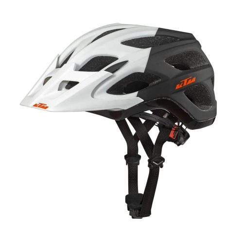 KTM bukósisak Factory Character fehér fekete narancs 54-58