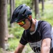 KTM bukósisak Factory Enduro II fekete kék 54-58