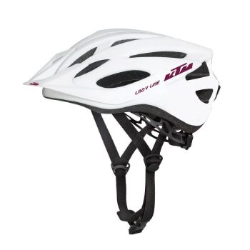 KTM bukósisak Lady Line 54-58 fehér lila