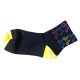 Kerékpáros sport zokni fekete-sárga
