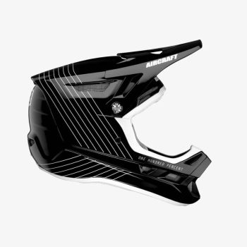   100% Fullface sisak Aircraft Composit silo/fekete-fehér M (57-58 cm)