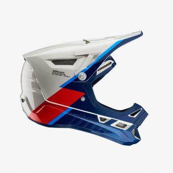   100% Fullface sisak Aircraft Composit trigger/fehér-piros-kék S (55-56cm)