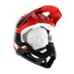 100% Fullface sisak Trajecta Fidlock Cargo Fluo red/piros-fekete S (52-56 cm)