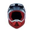 100% Fullface sisak Status Calte-grey/szürke-piros L (59-60 cm)