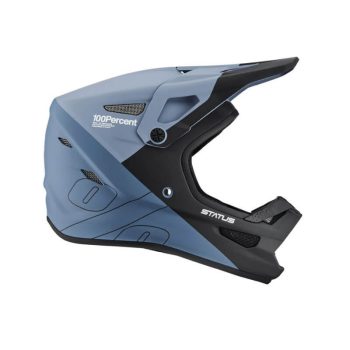   100% Fullface sisak Status matt Steel blue/világoskék-sötétkék S (55-56 cm)