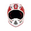 100% Fullface sisak Status piros/fehér youth S 47-48