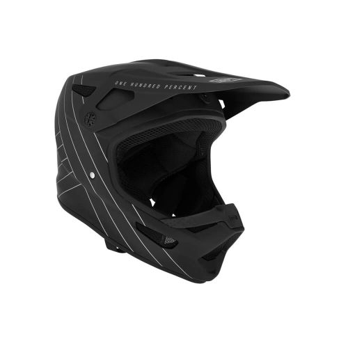 100% Fullface sisak Status Essential fekete XS 53-54cm