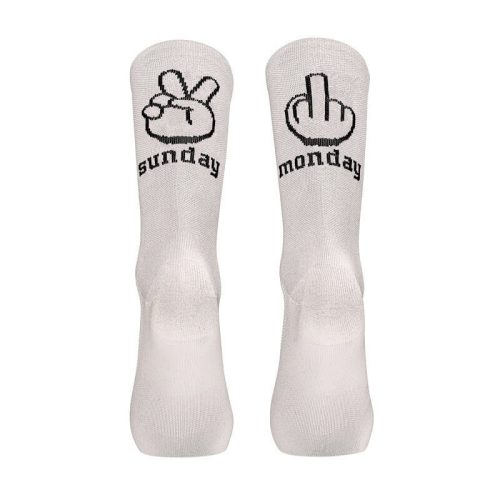 Northwave zokni Sunday Monday fehér-fekete L (44-47)