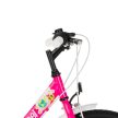 Csepel Flora 20" gyerek kerékpár neonpink virág minta