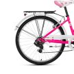 Csepel Flora 24" gyerek kerékpár neonpink