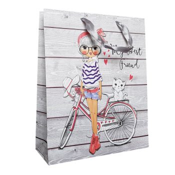 Ajándéktáska Nagy Csajos, Cicás MY BEST FRIEND