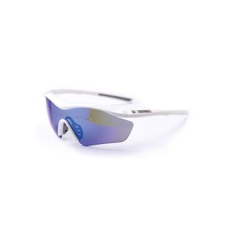   Bikefun Airjet szemüveg Fehér blue revo lencse flash mirror C3 +2 lencse