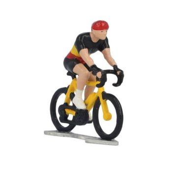 Miniatűr kerékpáros Belga bajnok fém modell HDCBWB