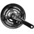Shimano FC-TY301 hajtómű 170mm négyszögtengelyes fekete