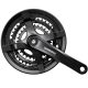 Shimano FC-TY301 hajtómű 170mm négyszögtengelyes fekete