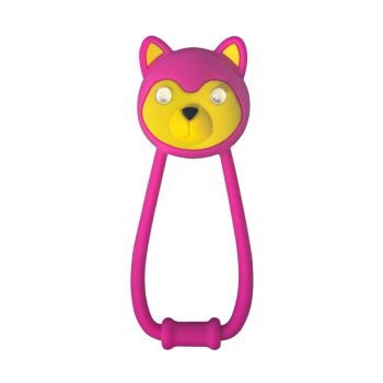 KLS TEDDY Gyerek Kerékpáros Lámpa MAGENTA