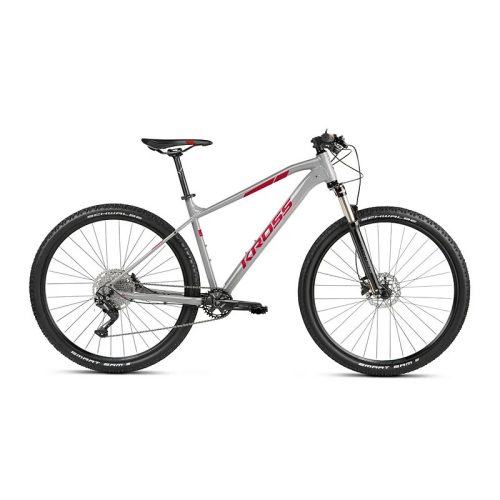 Kross Level 4.0 férfi MTB 29" kerékpár Szürke-piros (L)