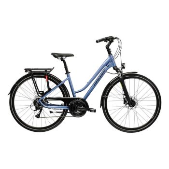 Kross Trans 4.0 M acél kék női kerékpár 17"