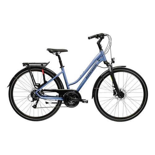 Kross Trans 4.0 M acél kék női kerékpár 17"
