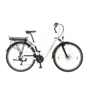 Neuzer Zagon 17 MXUS fehér-arany női elektromos kerékpár