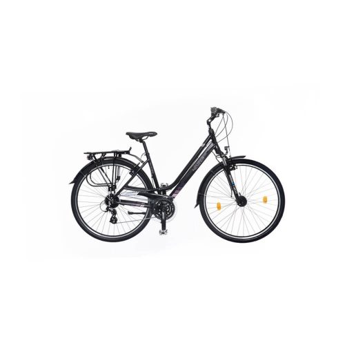 Neuzer Ravenna 200 női kerékpár fekete rózsaszín 17"