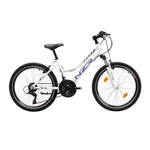 Neuzer Mistral 24" fehér-lila gyermek kerékpár