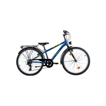 Neuzer Bobby city 24" gyermek kerékpár kék fekete